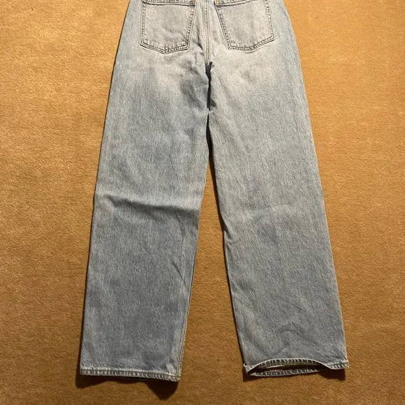 Light Blue Wide-Leg Jeans - Picture 2 of 2